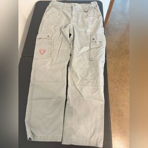 Ticomela FR Flame Resistant Cargo Work Pants 34x32 CAT2 NFPA 2112 Gray Utility